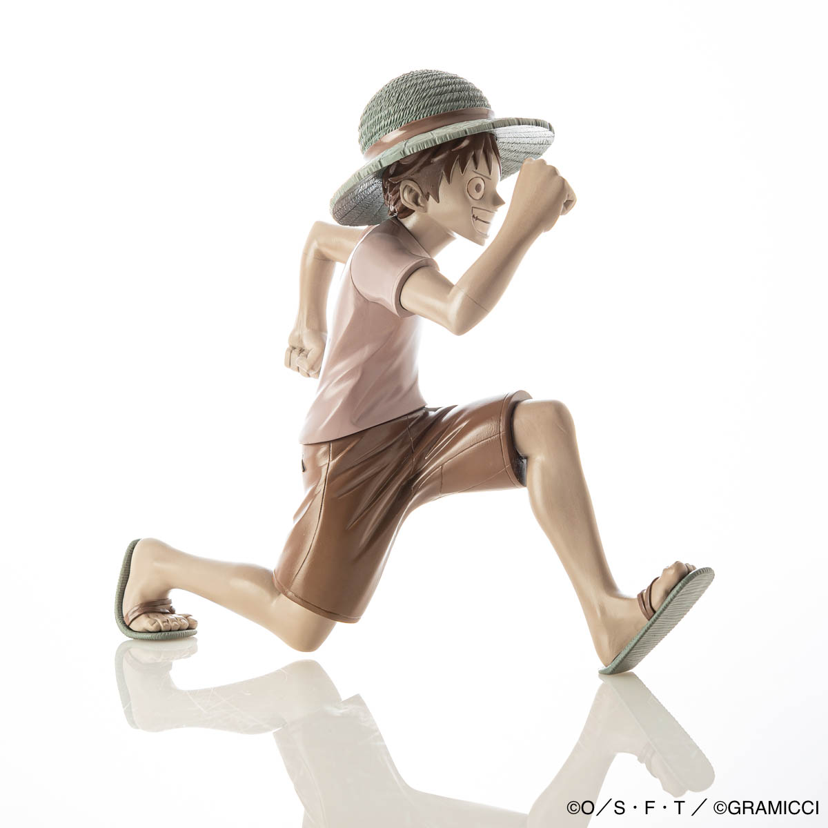 HKDSTOY GRAMICCI x ONE PIECE [Luffy ‘Running man’] Sepia