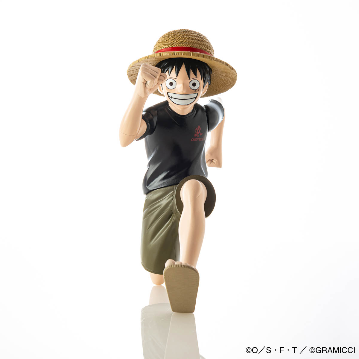HKDSTOY GRAMICCI x ONE PIECE [Luffy 'Running man'] Black/Olive ...