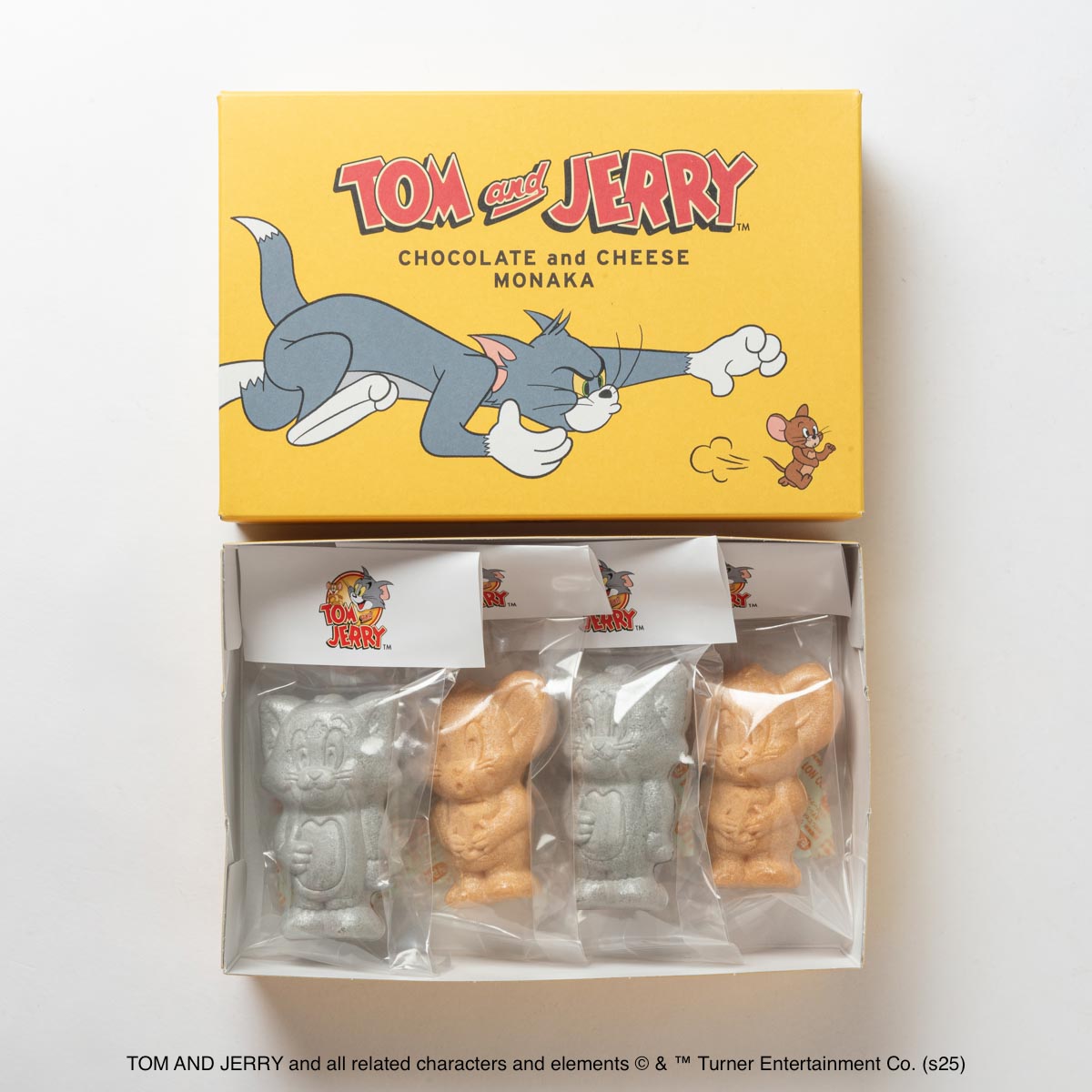 HKDSTOY「トムとジェリー モナカ チョコレート＆チーズ味」4個入（ひつじや謹製）